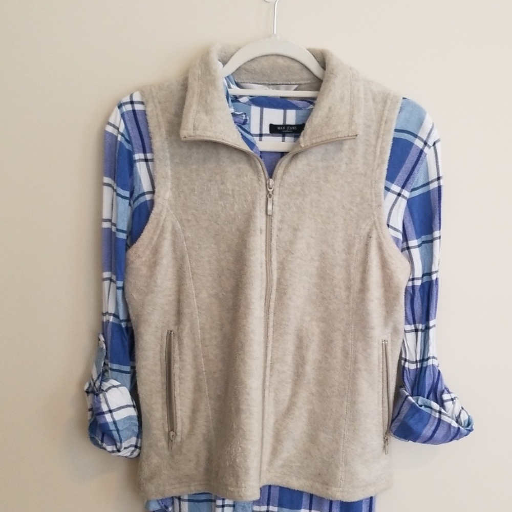 Beige Sweater Vest